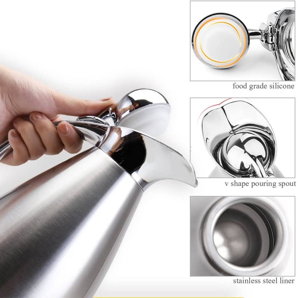 * Stainless Steel Thermos Jug