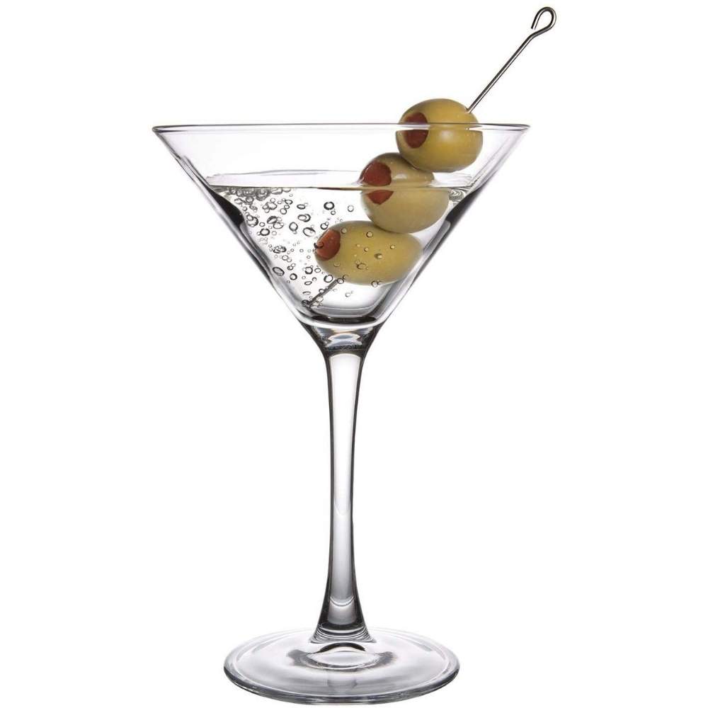 * Plastic Martini Glasses