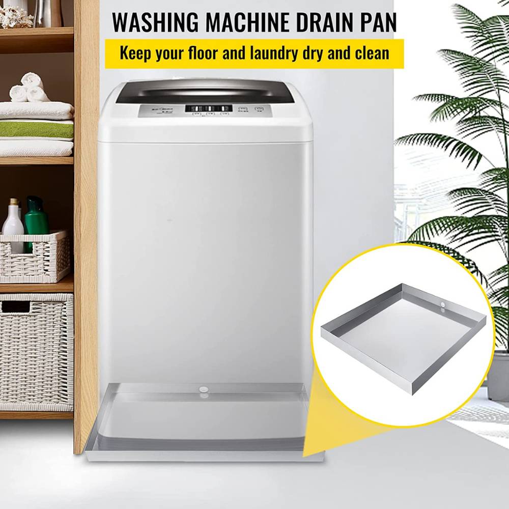 * Stainless Steel Washing Machine Drain Pan