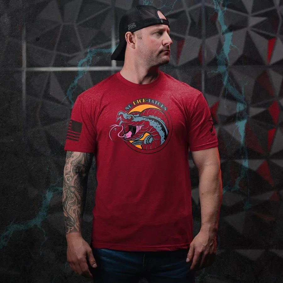 No Dick-Tators T-Shirt - Red