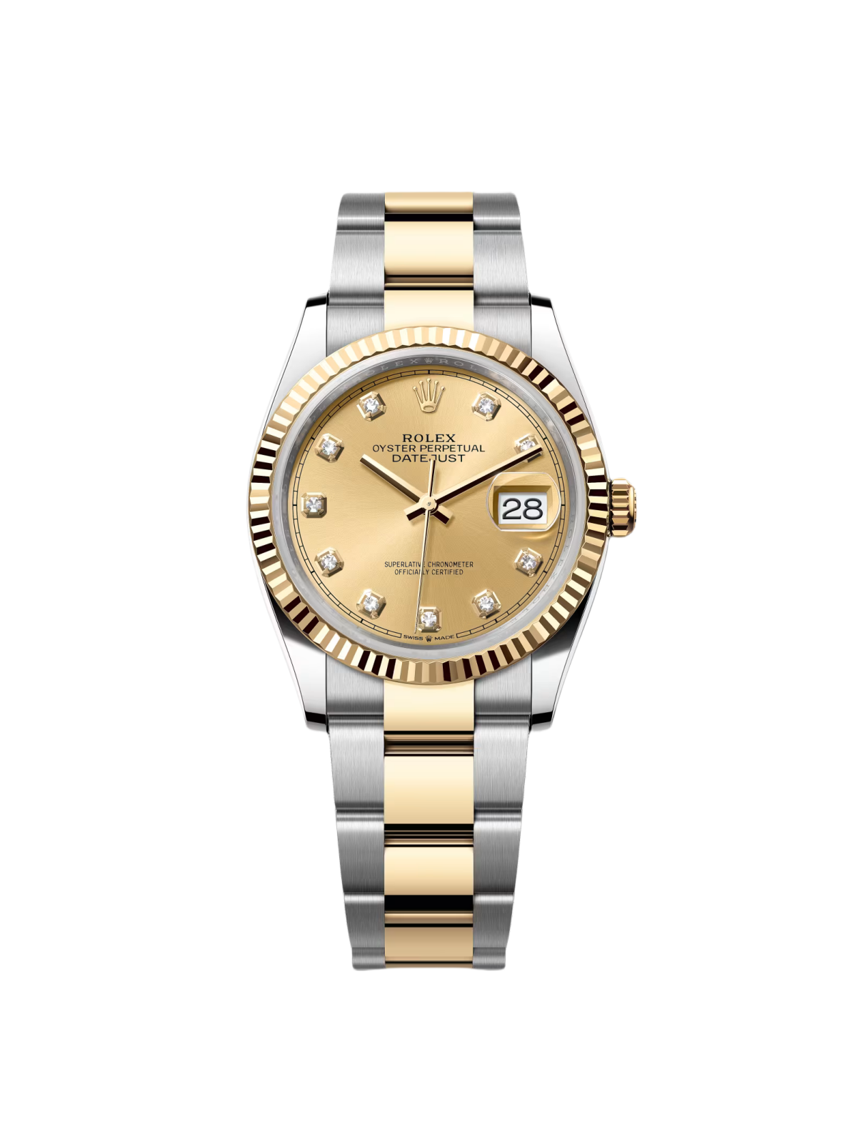 Rolex Datejust 36mm 126233 Champagne Dial Jubilee Bracelet Watch