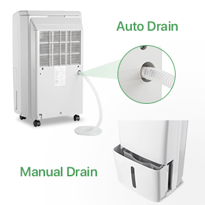 dehumidifier with drain hose 30 pint