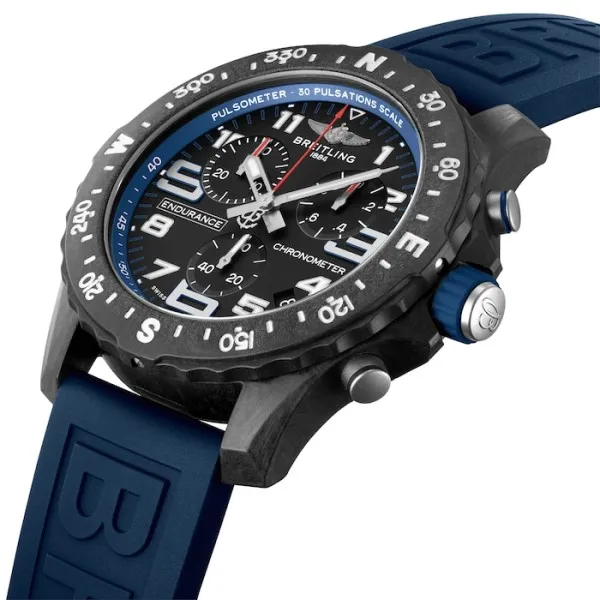 Breitling Endurance Pro Men Quartz Black Rubber Watch X82310D51B1S1