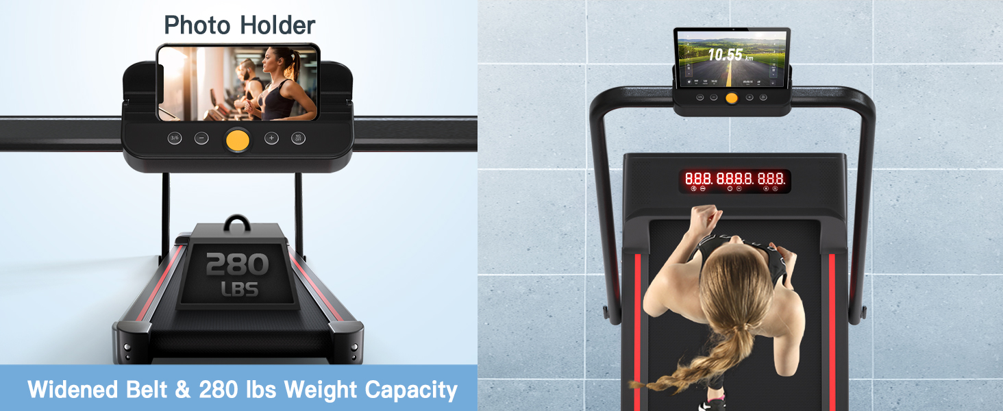 2 in 1 Folding Treadmill