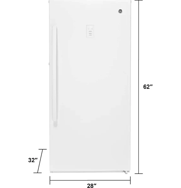 14.1 Cu. ft. White Frost-free Upright Freezer FUF14DLRWW