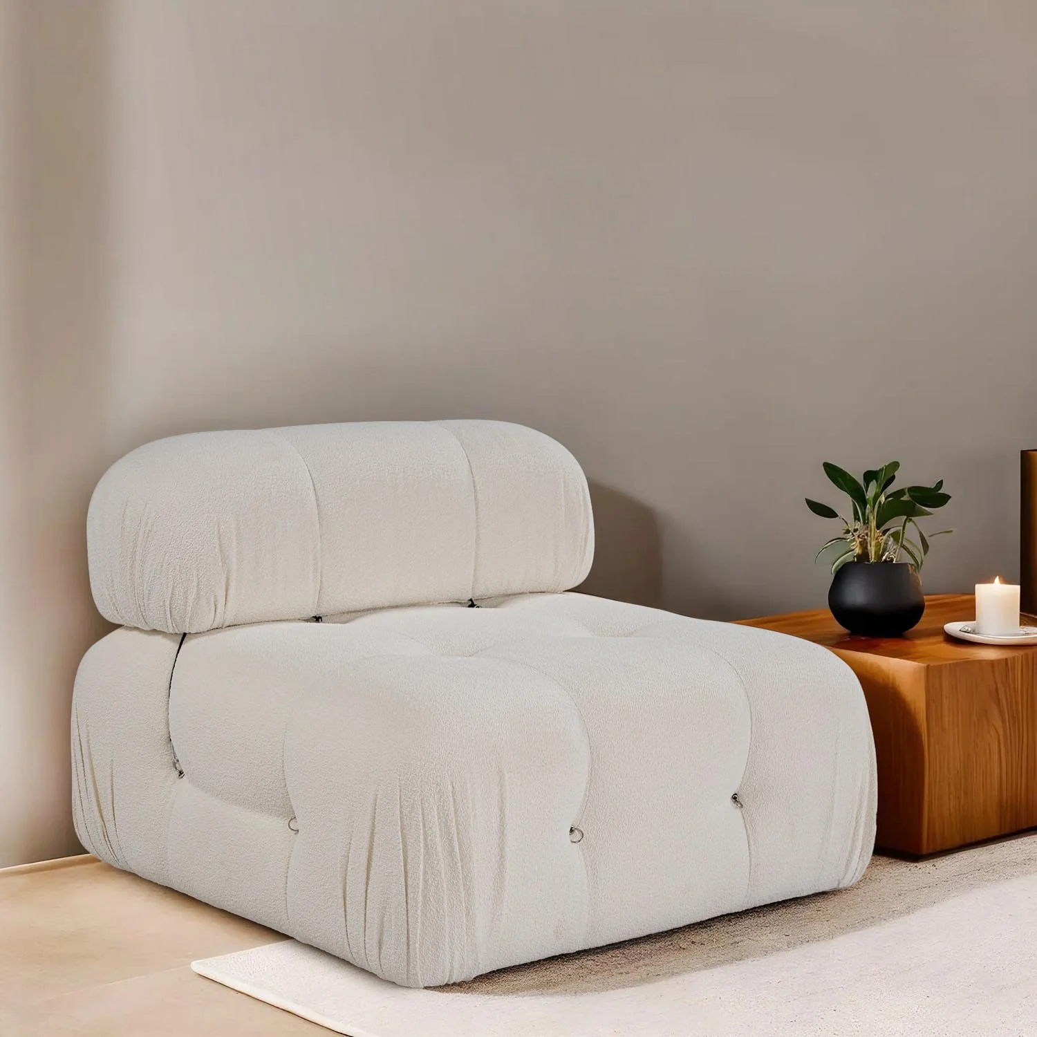 Bubble O1 Modulares Sofa - Weiss