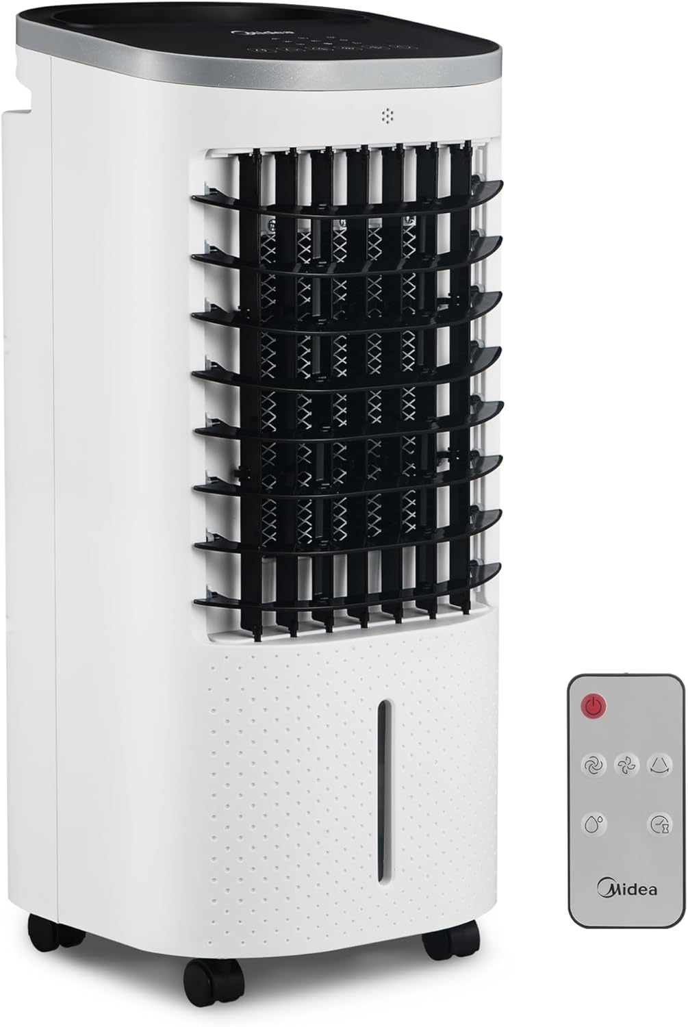 Midea 7L 3-in-1 Air Cooler, Ultra Quiet, Sensicool Energy Saving, 6 Speeds & 5 Modes, 12H Timer, Detachable Filter, LED Display & Remote Control, AC Powered Tower Fan & Air Conditioner for Home & Work