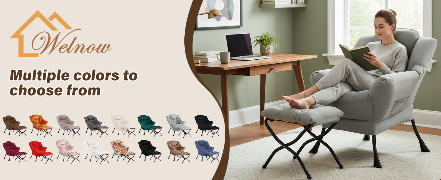 lazy chair with ottoman