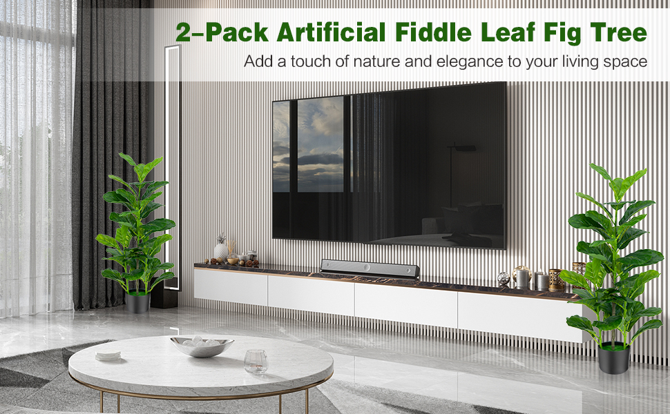 Fake Fiddle Leaf Fig Tree