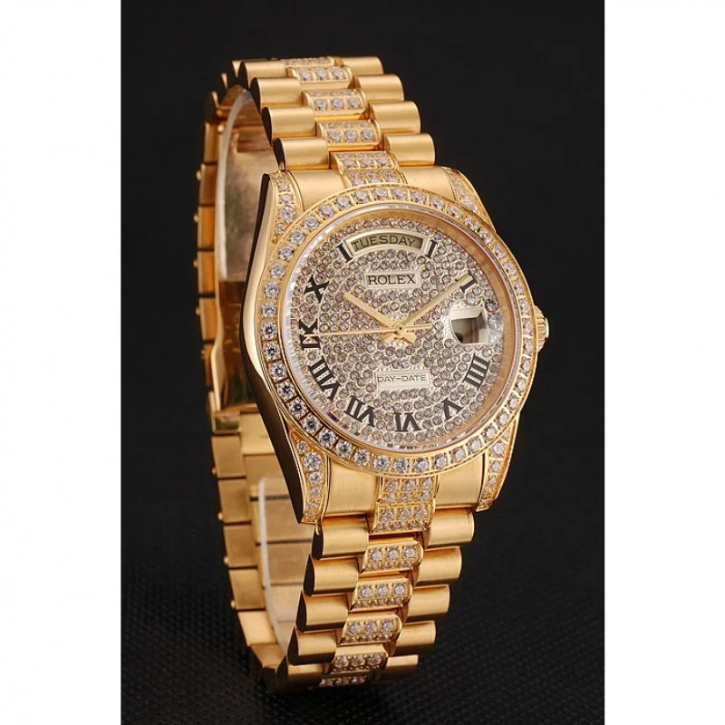 Superclone Rolex Day-Date 37mm Gold Dial 1453956