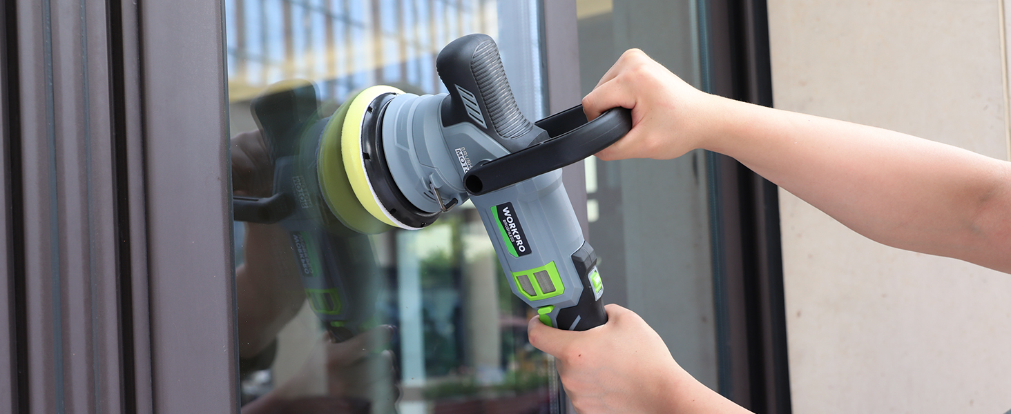 WORKPRO 20V cordless dual action polisher
