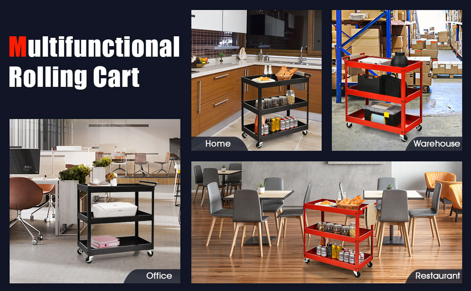 3-Tier Utility Cart