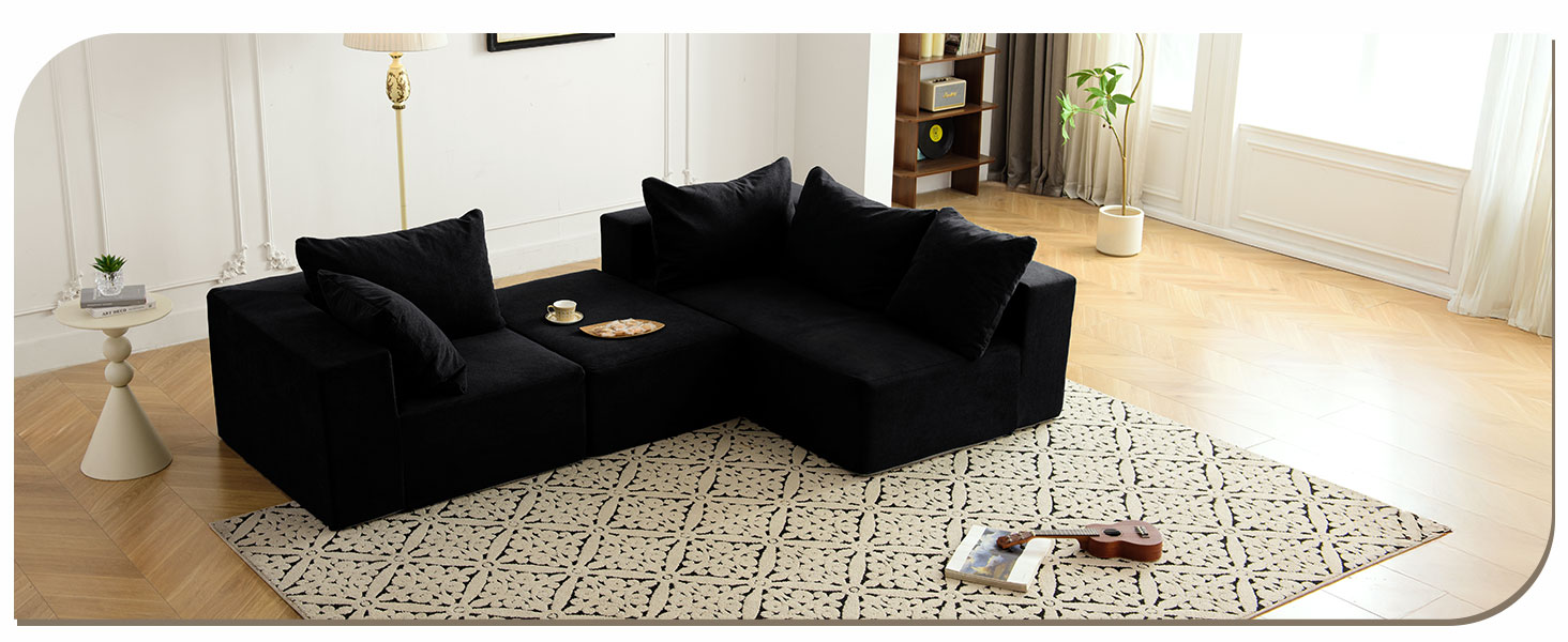 black couch