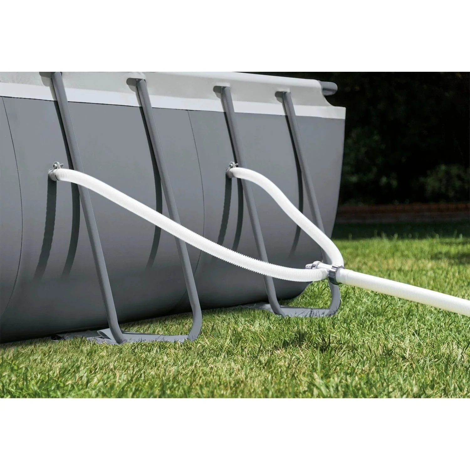 Rectangular Ultra XTR Frame Pool (9.75 m x 4.88 m x 1.32 m) with pump