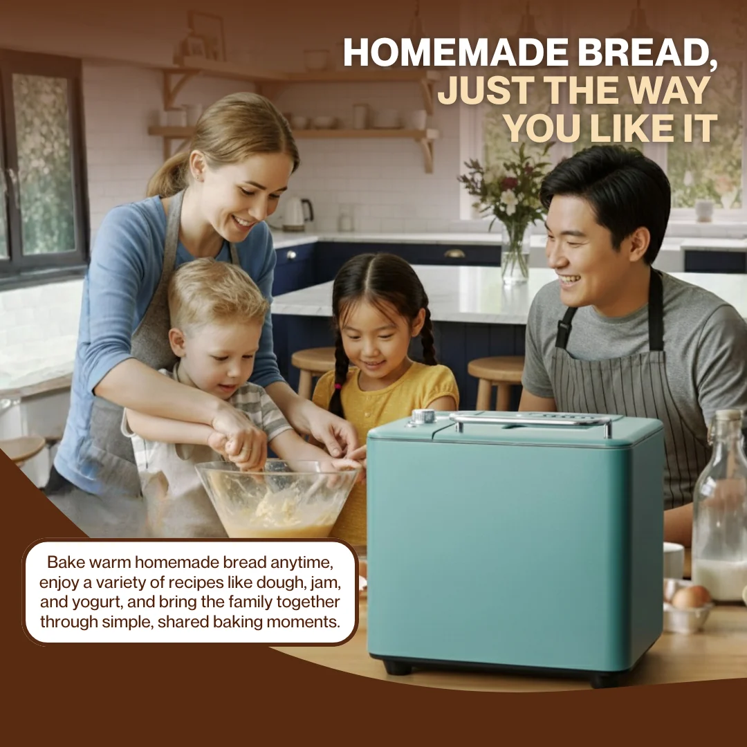 Automatic Bread Maker Machine with 20 Programs & 2 lbs Capacity Automatic Bread Maker Machine with 20 Programs & 2 lbs Capacity