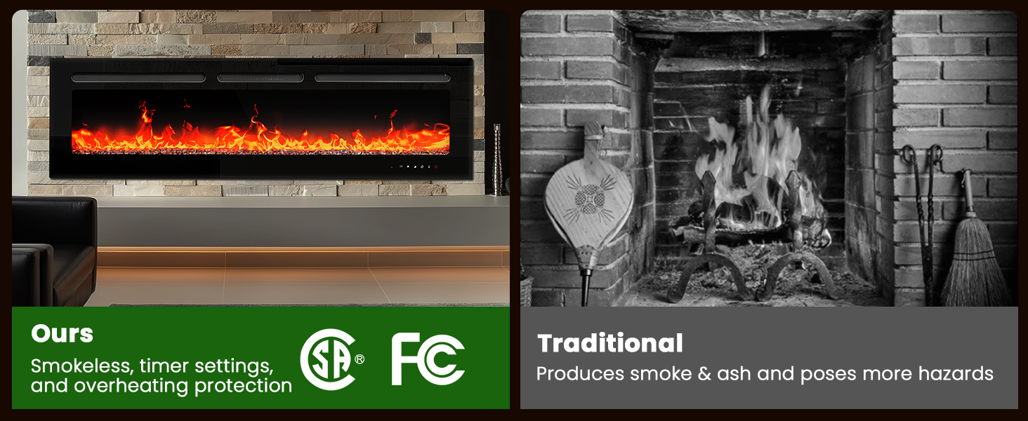 electric fireplace