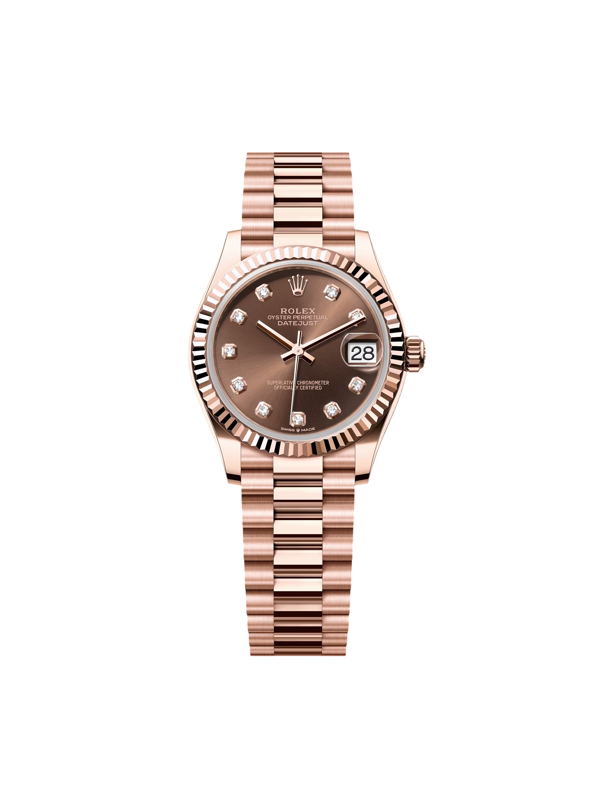 Rolex Datejust m278275-0010 Chocolate 31mm Dial