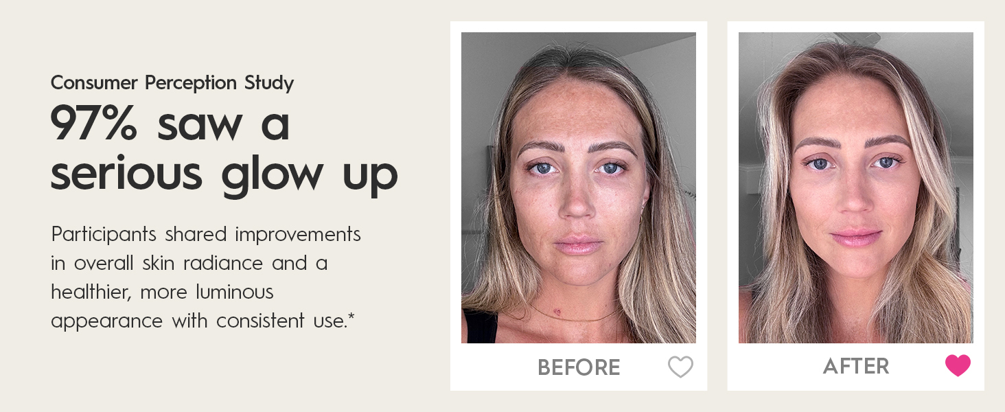 97% saw serious glow up
