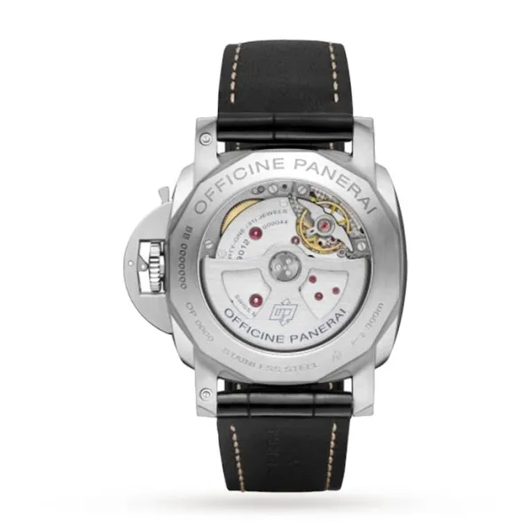 Panerai Luminor Men Automatic Black Alligator Watch PAM01321