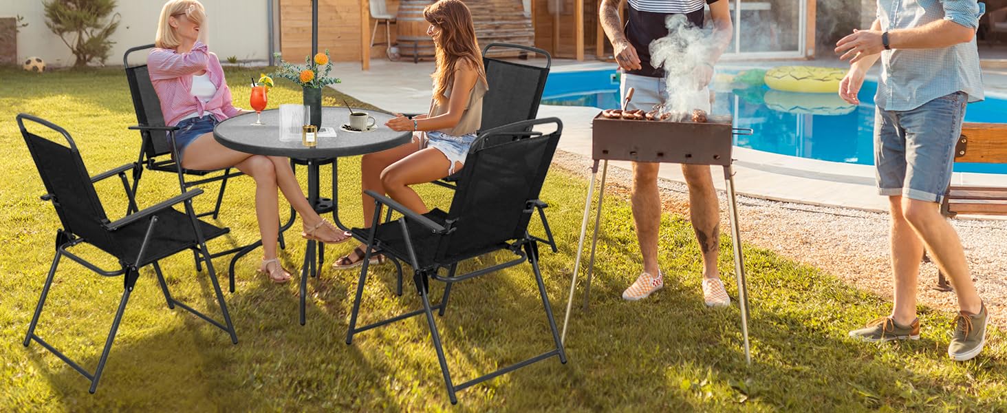 Folding Patio Dining Set