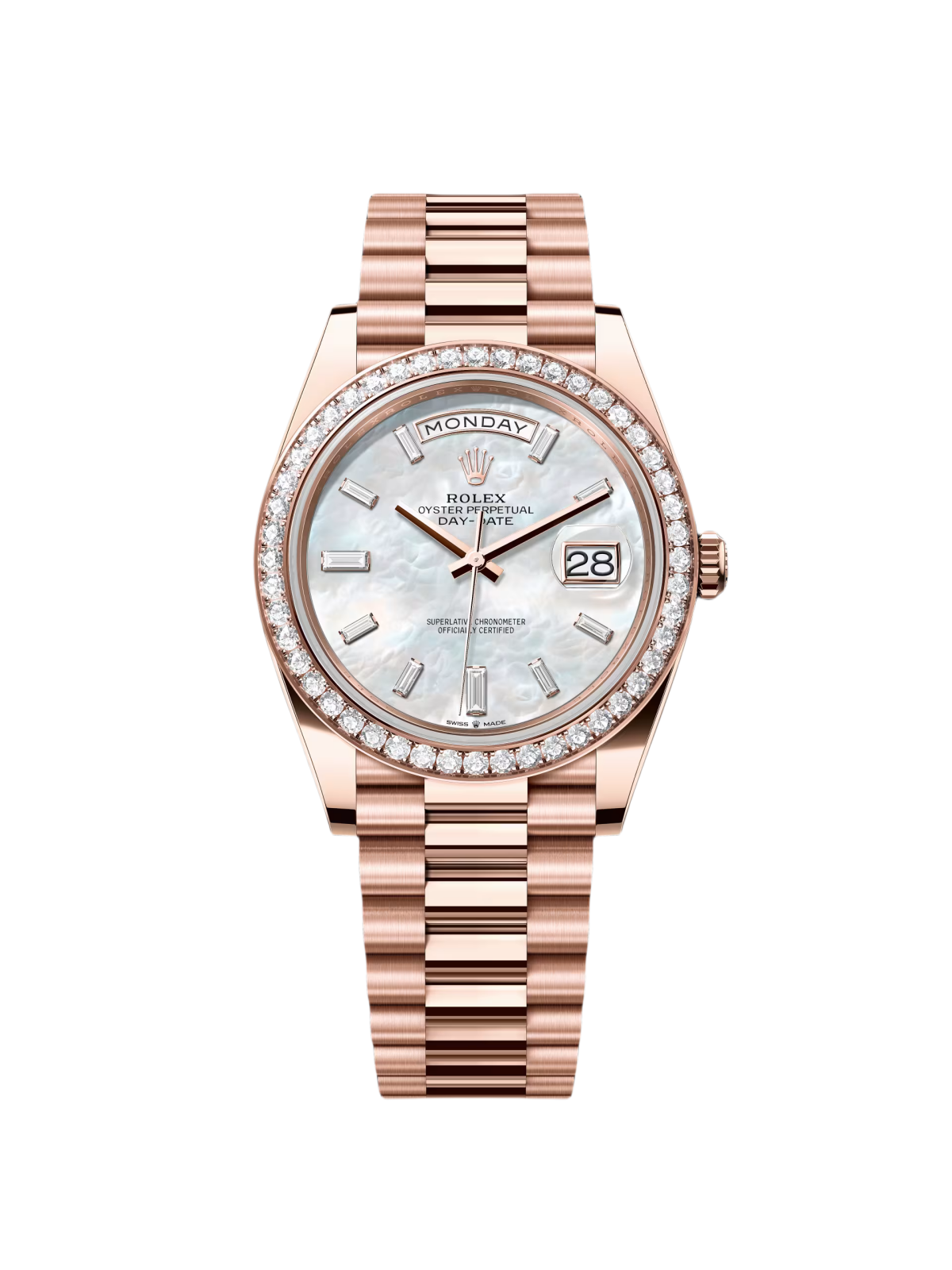 Rolex Day-Date Mother of Pearl Diamonds Dial 228345rbr-0026