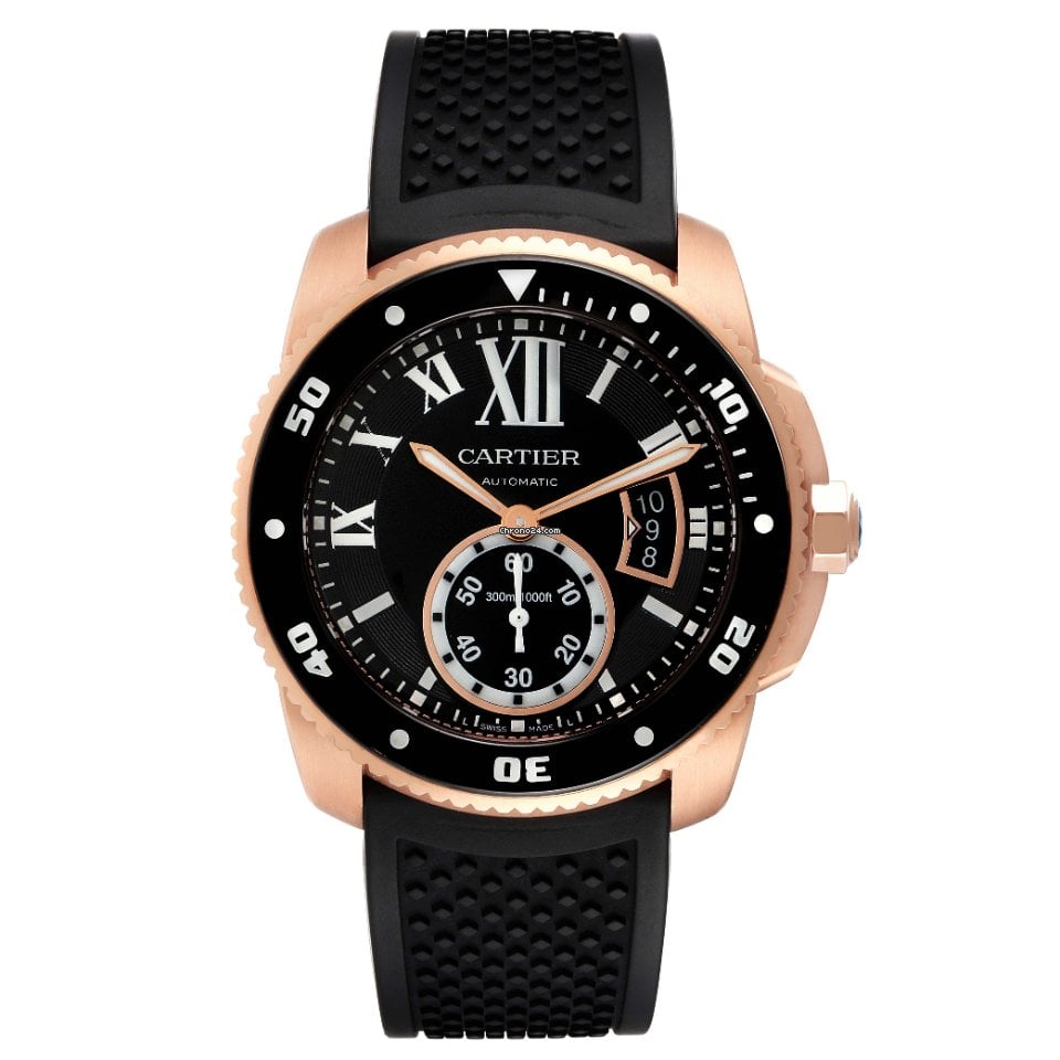 Calibre Rose Gold Black 42mm