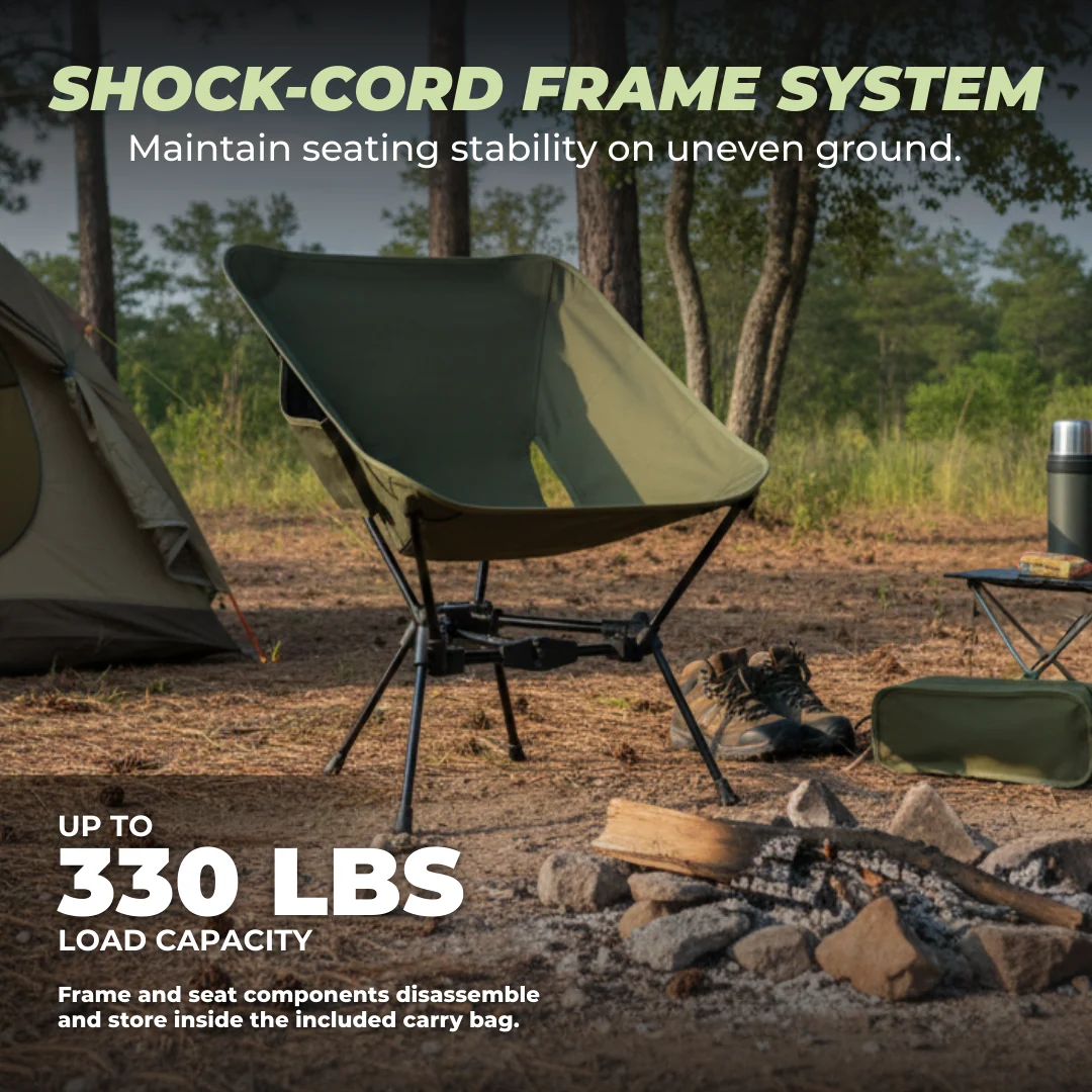 Lightweight Outdoor Folding Chair with 330 lbs Load Capacity Lightweight Outdoor Folding Chair with 330 lbs Load Capacity