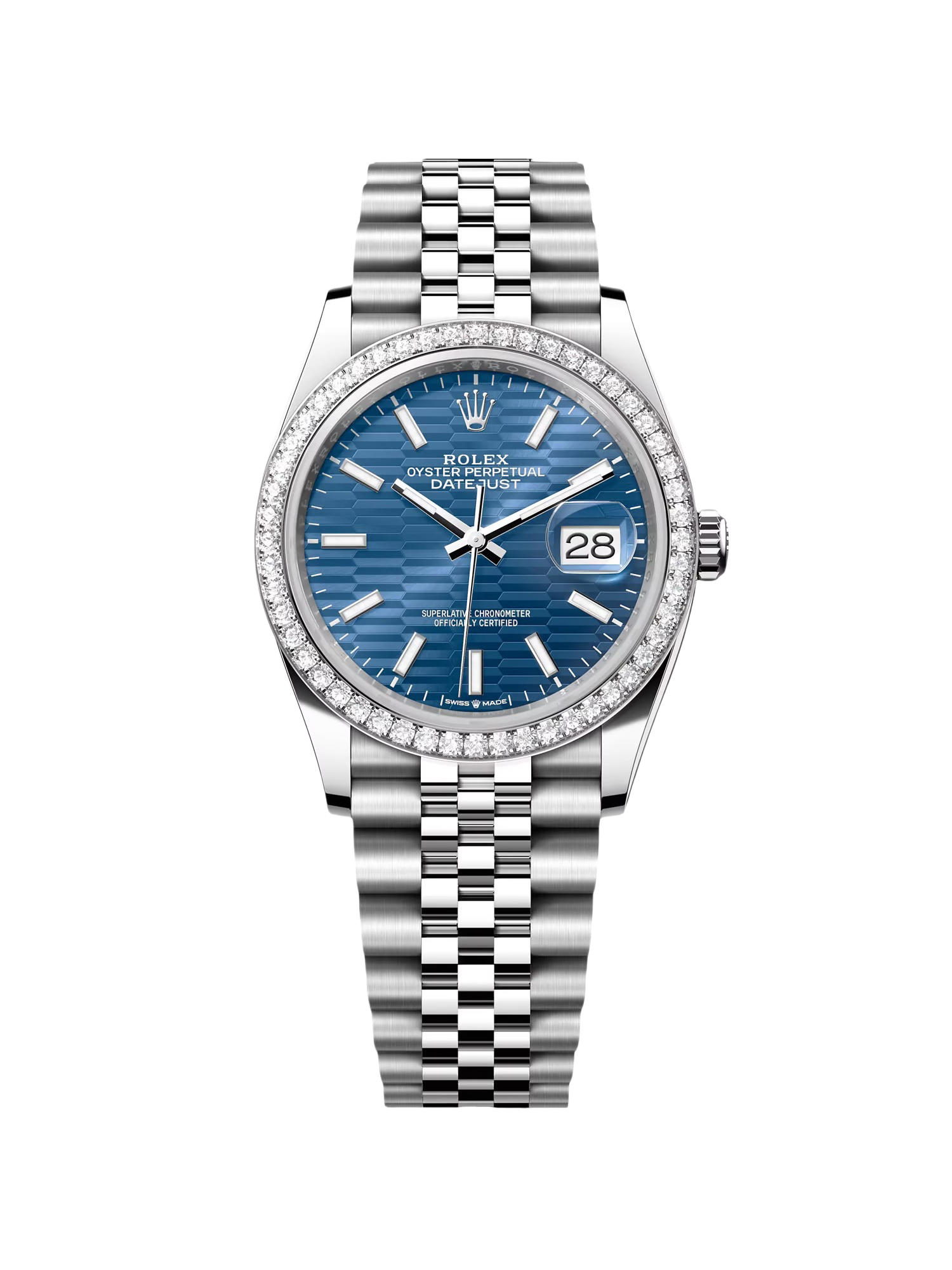 Rolex Datejust 36mm 126284 Blue Dial Jubilee Bracelet