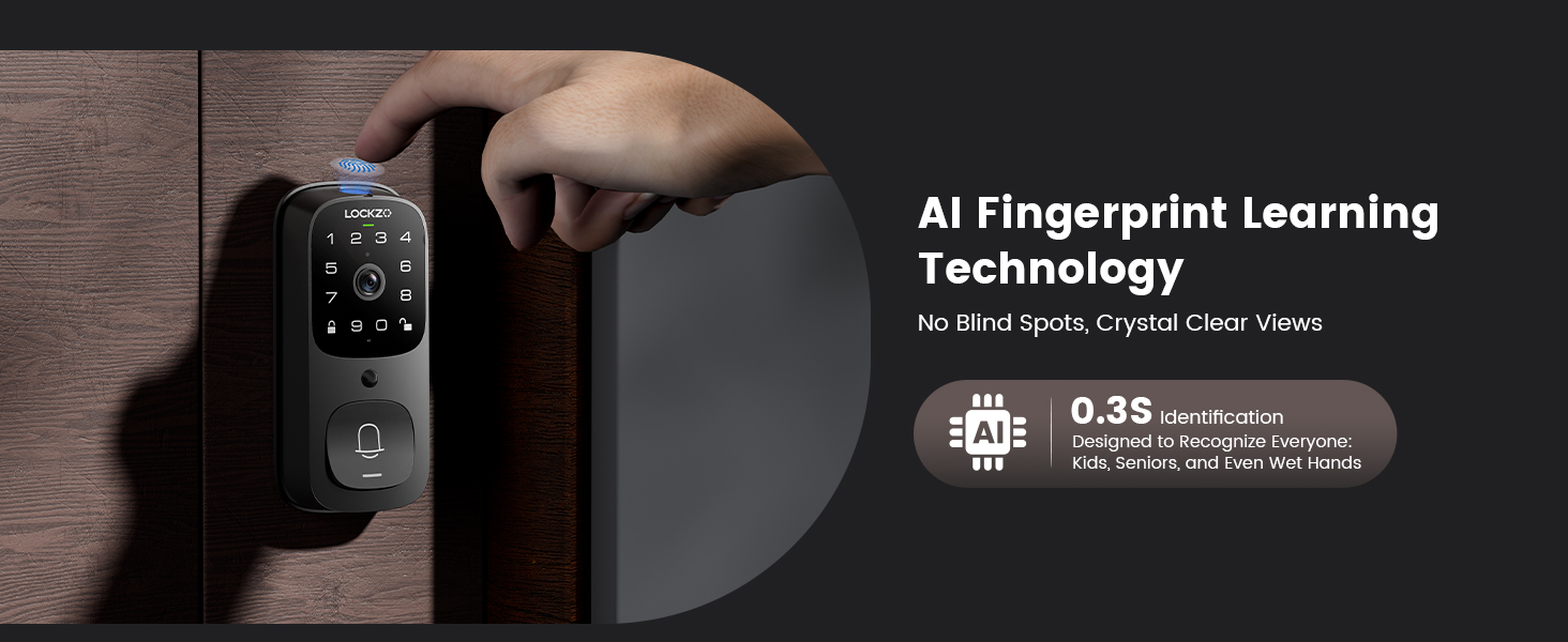 wifi deadbolt smart locks with camera