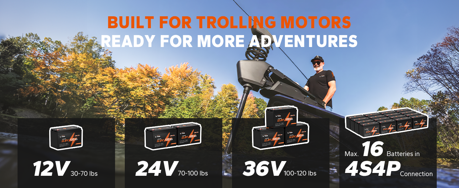 12V100Ah Trolling Motor Battery