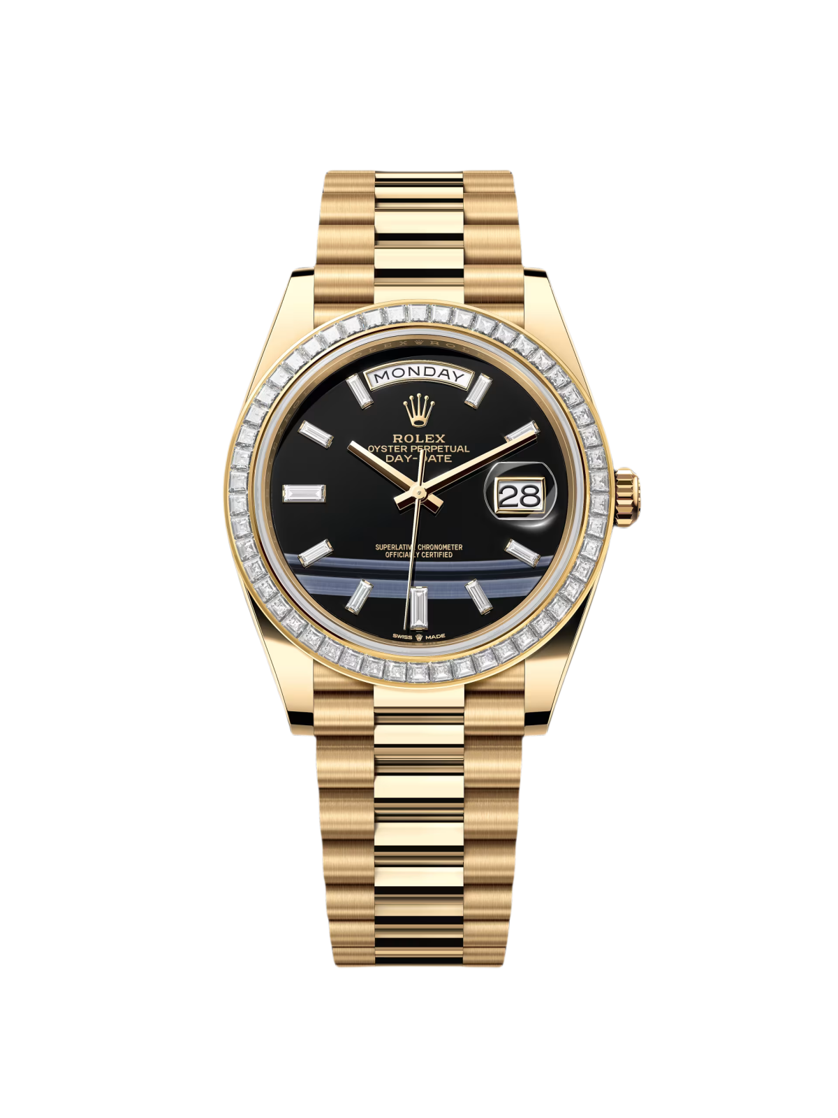 Rolex Day-Date 40mm 228398TBR-0038 Onyx Dial President Watch