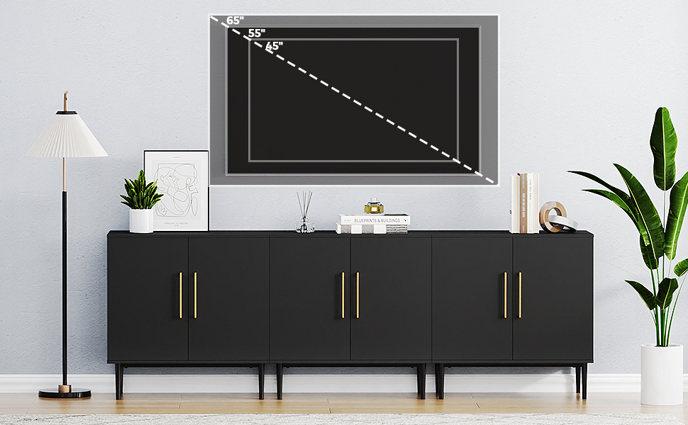 black storage cabinet