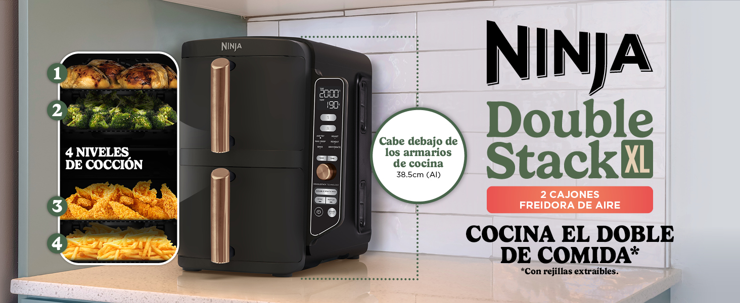 Ninja Double Stack XL Freidora de aire