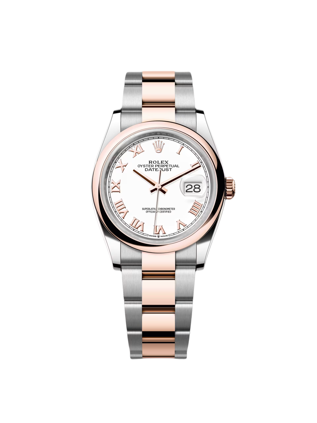 Rolex Datejust 36mm 126201 White Dial Oyster Bracelet Watch