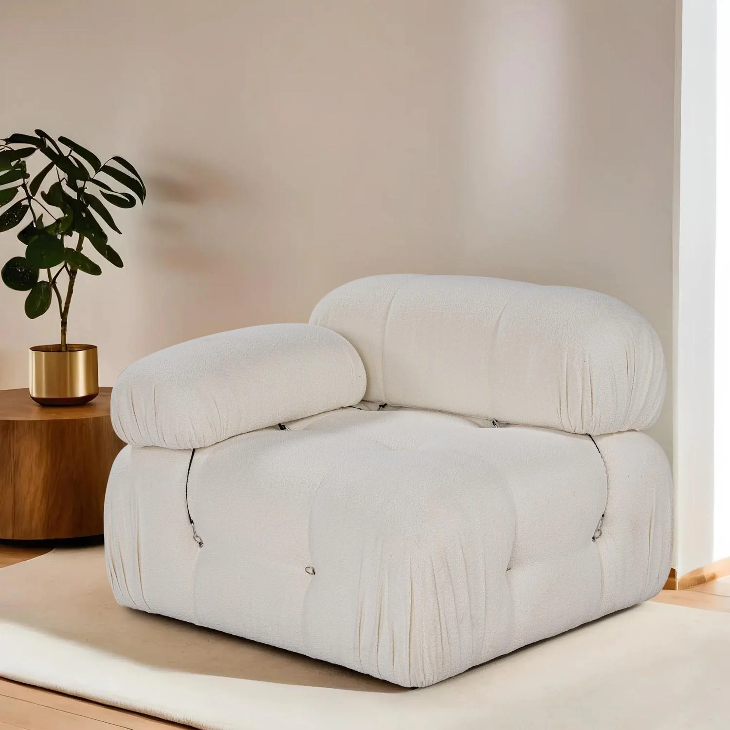 Bubble L1 Modulares Sofa - Weiss