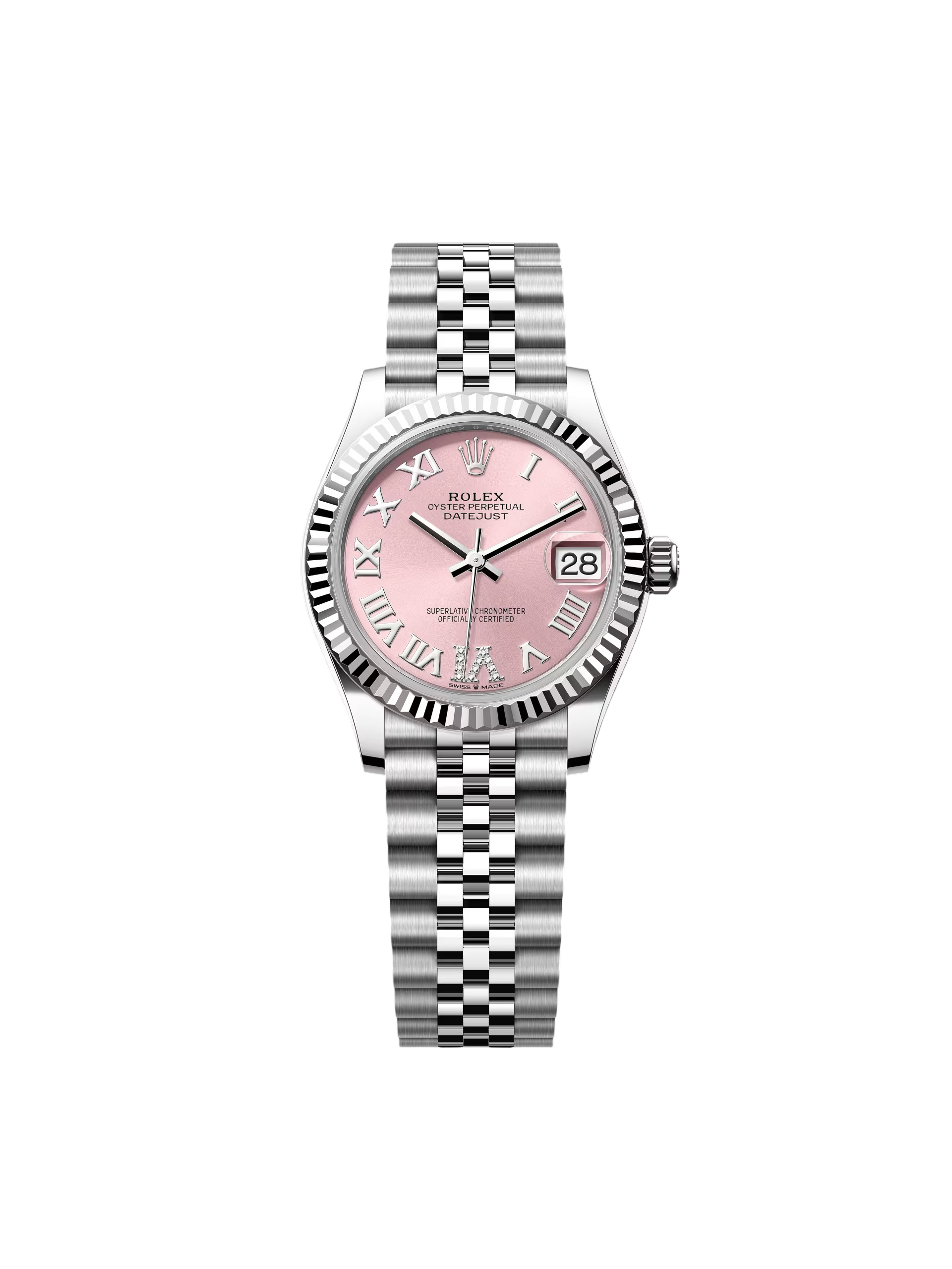 Rolex Datejust m278274-0023/0024 Pink 31mm Dial Oyster Watch