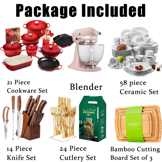 Limited-time Promotion 121-piece Kitchen Spree Meeting All The Needs Of The Kitchen