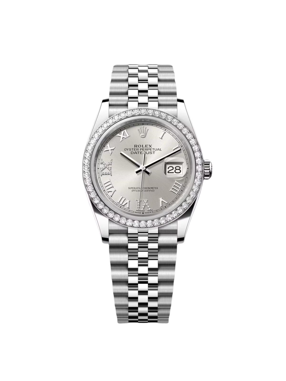 Rolex Datejust 36mm 126284 Silver Dial Jubilee Bracelet