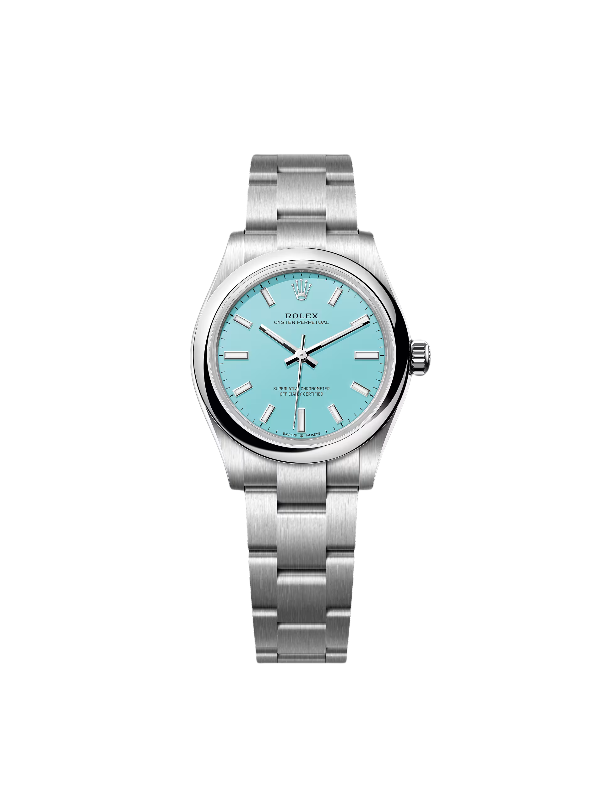 Rolex Oyster Perpetual 31mm 277200-0007 Turquoise Dial Oyster Bracelet Watch