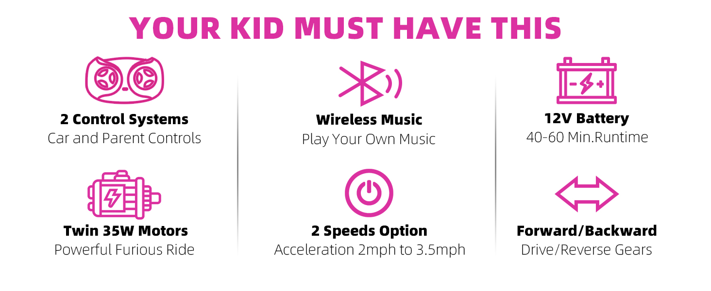 12V Kids Ride on Truck Car Remote Control