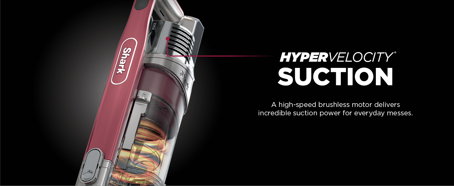 hypervelocity, accelerated, powerful suction, strong suction, lightweight