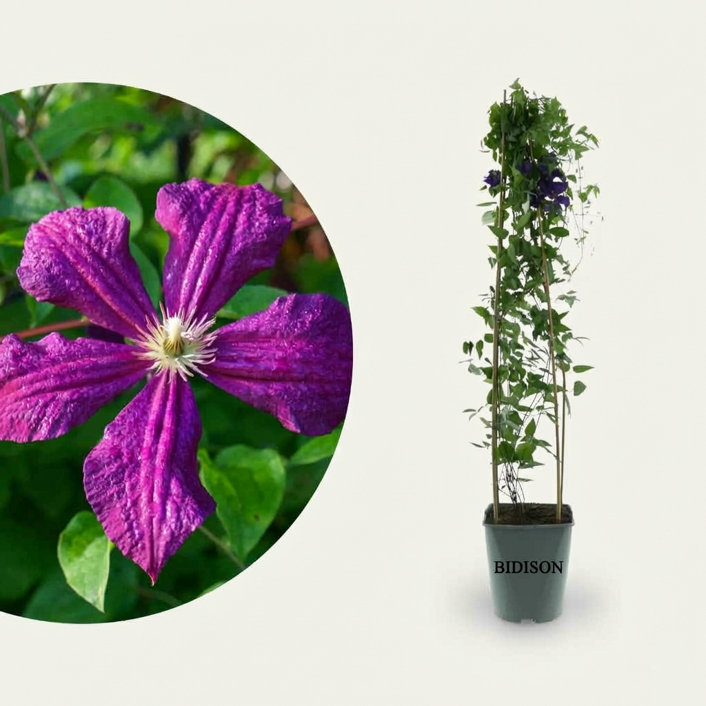 Clematis 'Polish Spirit' Dunkelviolett