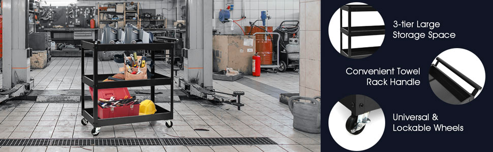 Heavy Duty Commercial Service Tool Cart