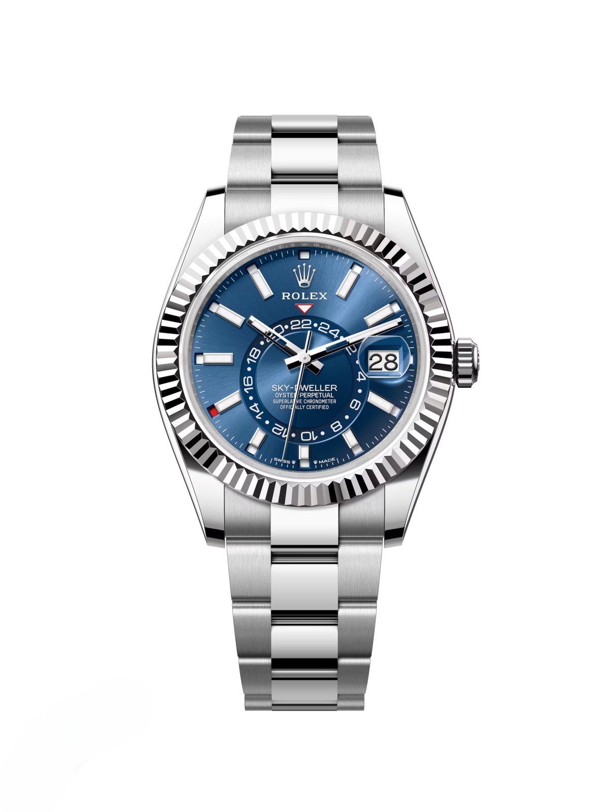 Rolex Sky-Dweller 42mm Stainless Steel Blue Dial Oyster - 336934
