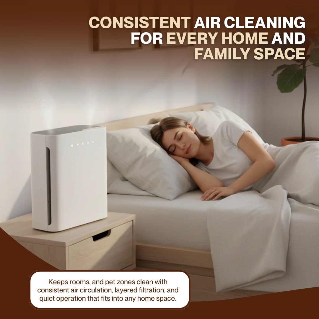 Home Air Purifier with Washable Filter for Dust, Odor, and Pet Hair Home Air Purifier with Washable Filter for Dust, Odor, and Pet Hair