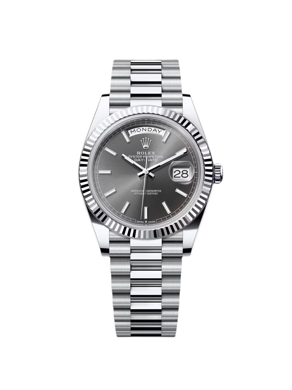 Rolex Day-Date 40mm Slate Diamonds Dial 228236-0013