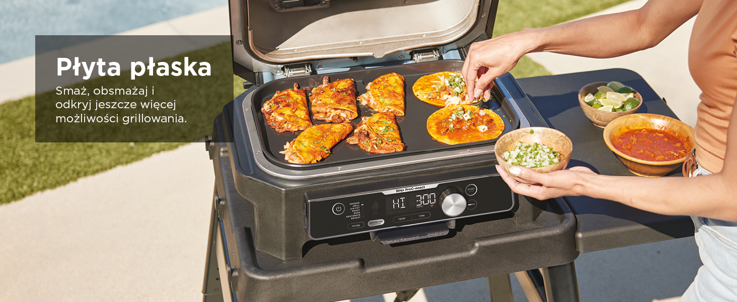 Ninja Woodfire Pro Connect XL Grill elektryczny OG901
