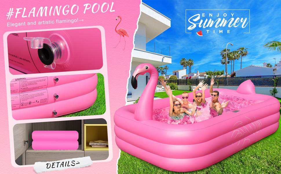 deep inflatable pool