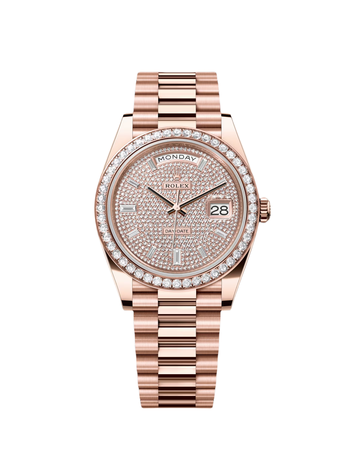 Rolex Day-Date 40mm Diamonds Paved Dial 228345rbr-0002