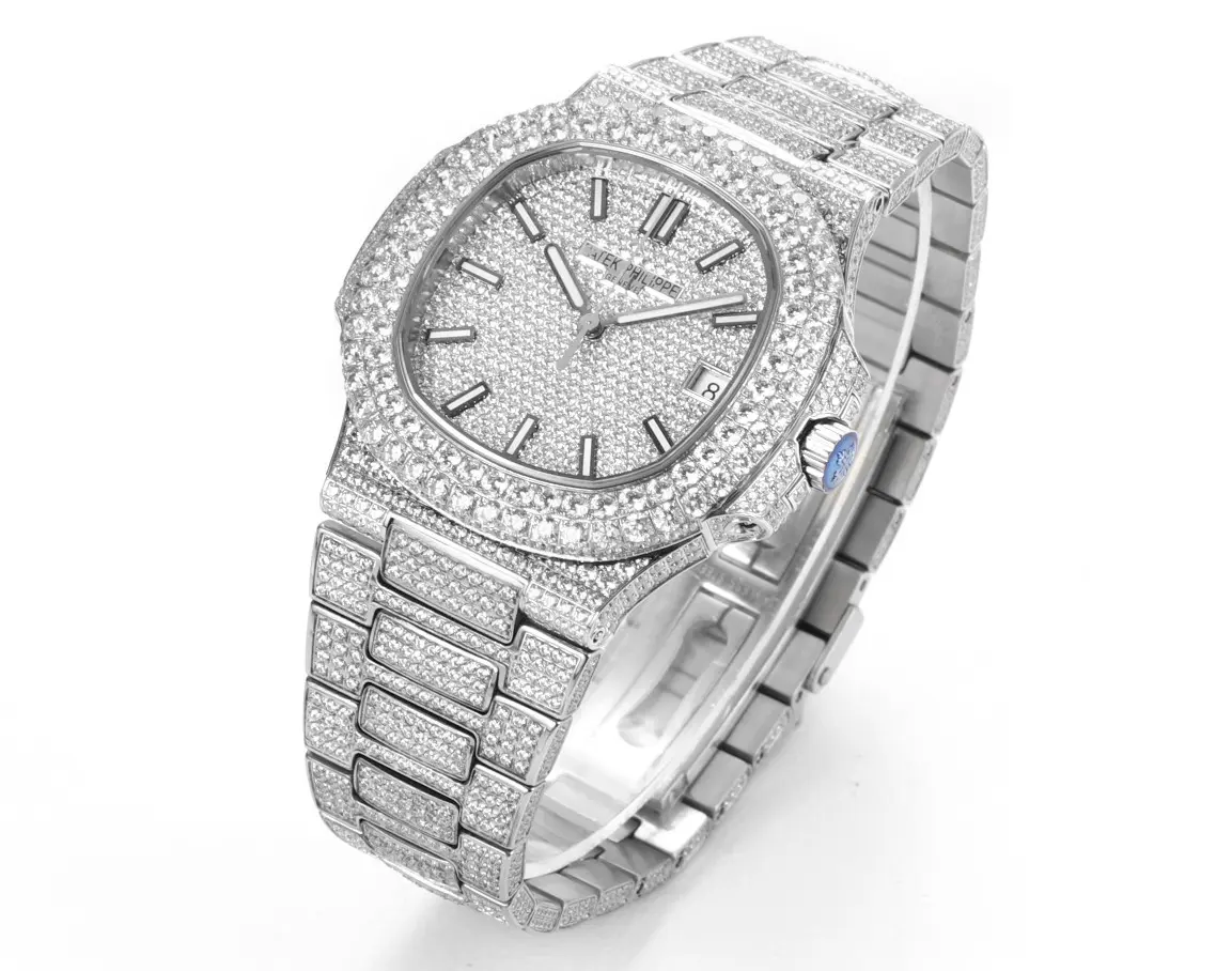 Patek Philippe Nautilus Full Star Platinum Watch